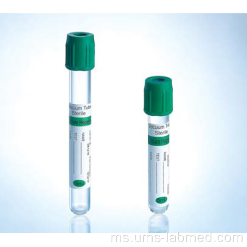 Pengumpulan Darah Vacutainer Heparin Tube